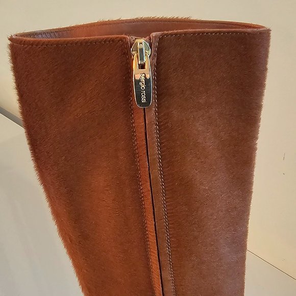 SERGIO ROSSI Pointy Pony Hair Boots -BRAND NEW! - Picture 11 of 16